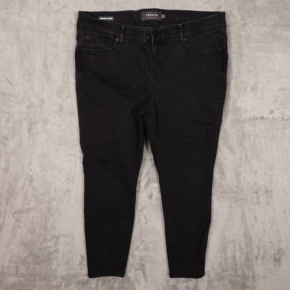 Torrid jeans Bombshell Skinny women's 20R black premium stretchy